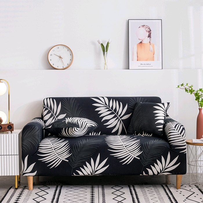 New printed elastic leather sofa cover four seasons general fabric sofa cushion cover 8