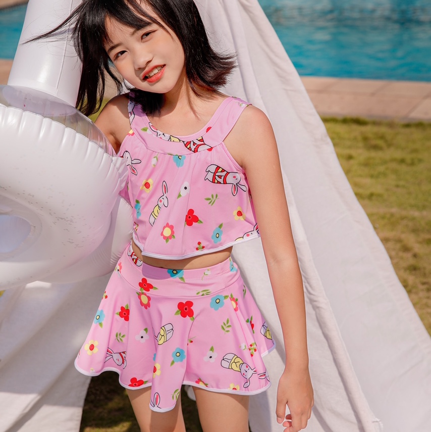 Split cartoon swimsuit