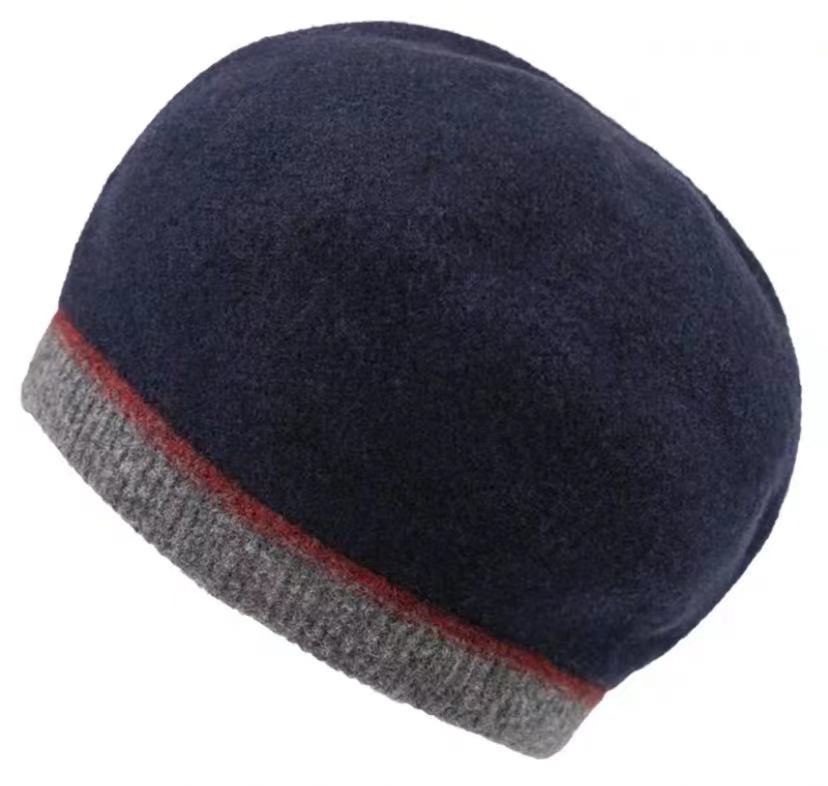 Japanese Autumn And Winter Beret Korean Version Gentle Warm Not Easy To Lose Big Head Circumference Specification drawing