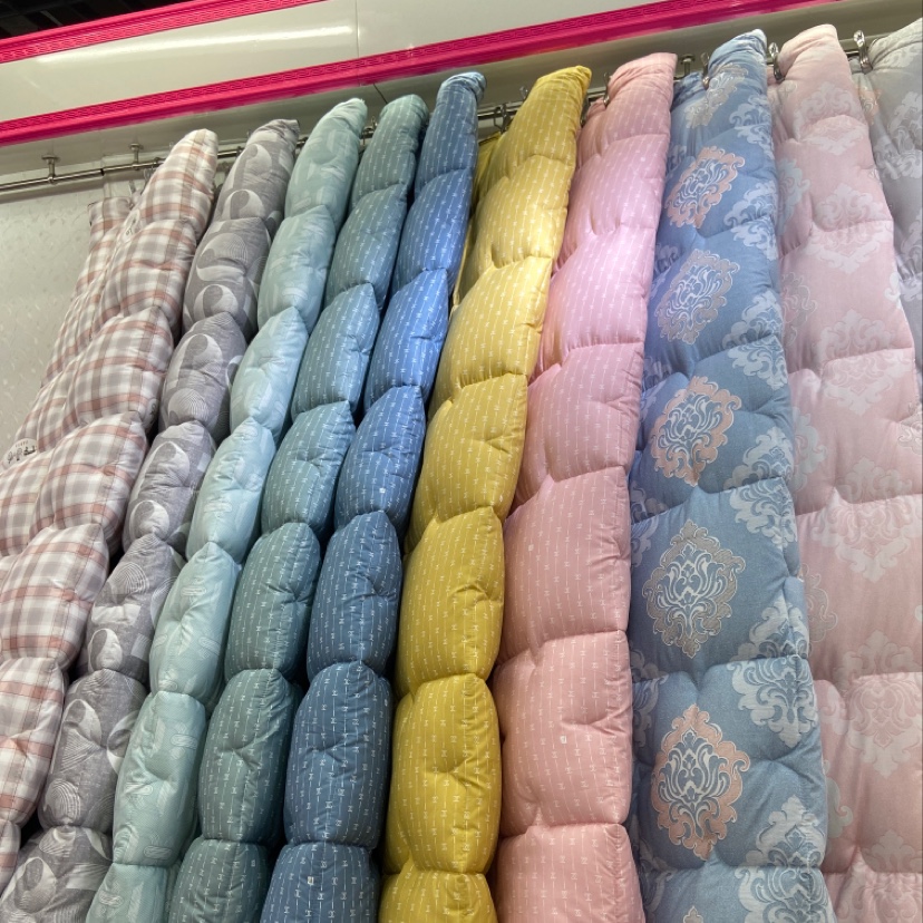 Yiwu Good Goods New Arctic Warm Velvet Fabric Feather Silk Cotton Filling Thick Warm Winter Quilt Series