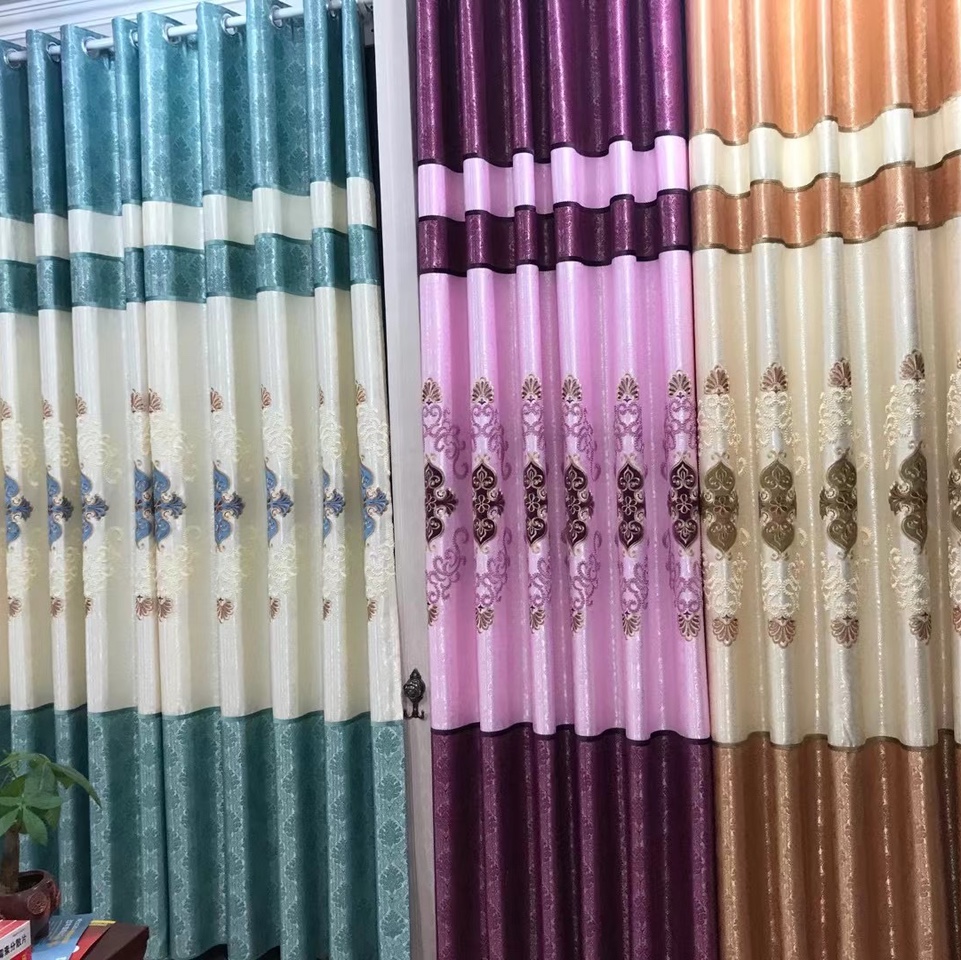 There are many colors and styles of new curtains for foreign trade. Welcome to purchase