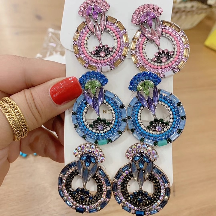Dongdaemun, South Korea's fashionable, simple and compact stud earrings 2021 new Summer short and simple earrings for women 7