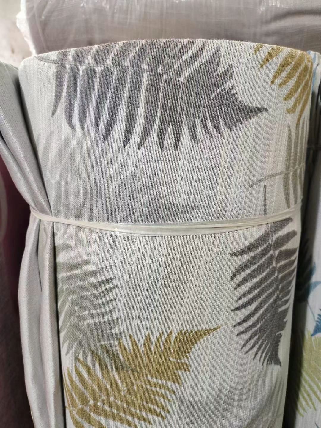 Hemp Print Classic Leaf Pattern Specification drawing