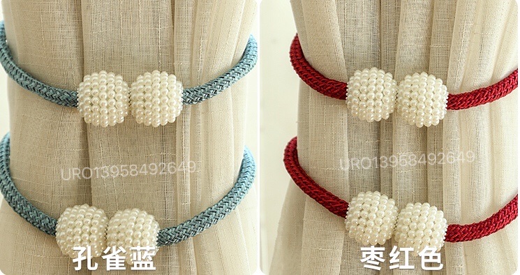 Pearl Magnetic Curtain Clip Curt Holders Tieback Clips Ha详情图5
