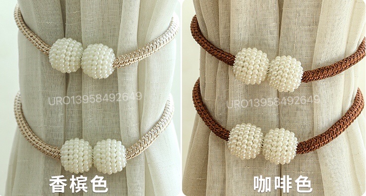 Pearl Magnetic Curtain Clip Curt Holders Tieback Clips Ha详情图7