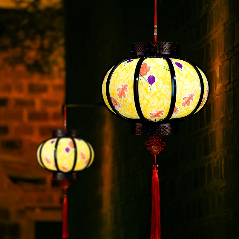 2021 Classic Pvc Anti-Garden Light Stage Beauty Chen Decorative Shooting Classical Lantern details Picture
