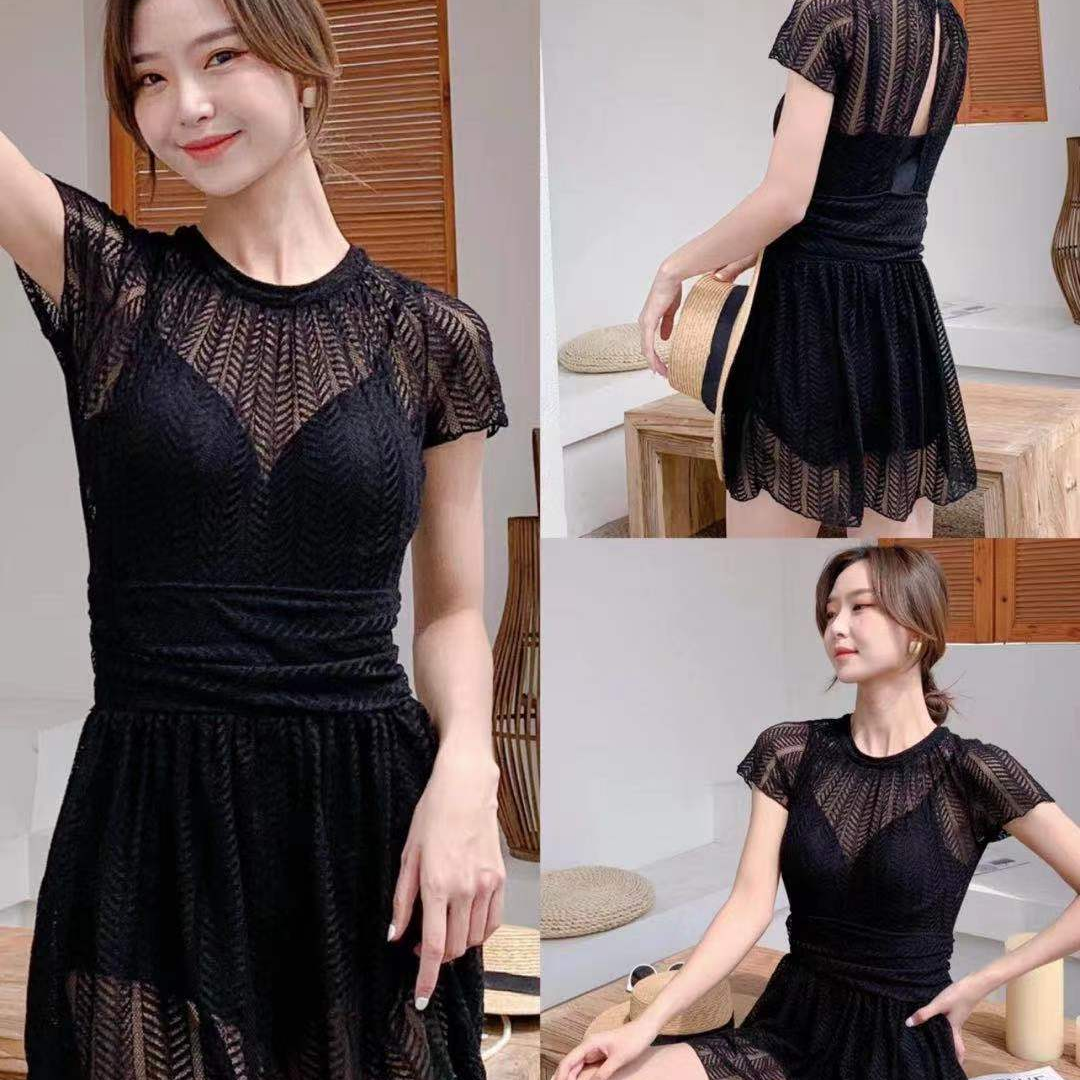 The new one-piece women's seaside sexy hot spring swimsuit A30 is ethereal and slimming