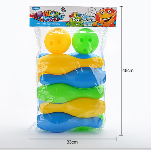 Children's bowling toy set, kindergarten girls and boys sports ball games, baby extra-large indoor and outdoor sports 08-41