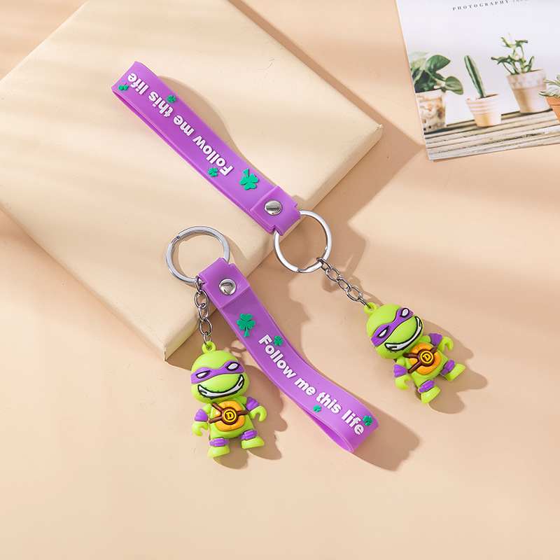 FLY547 Keychain Creative cartoon keychain Cute keychain cartoon three-dimensional keychain keychain pendant