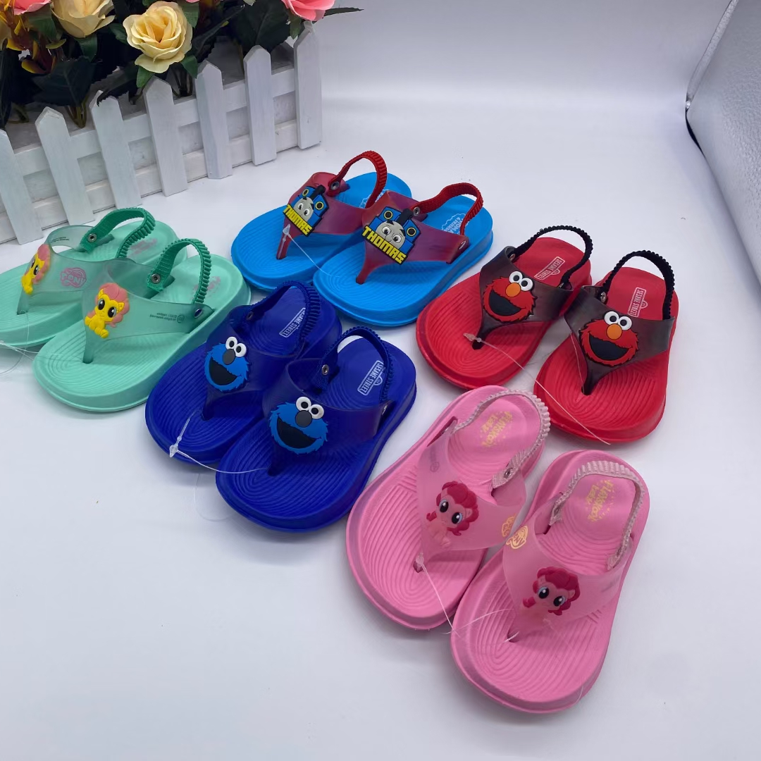 Children's summer cartoon non-slip slippers