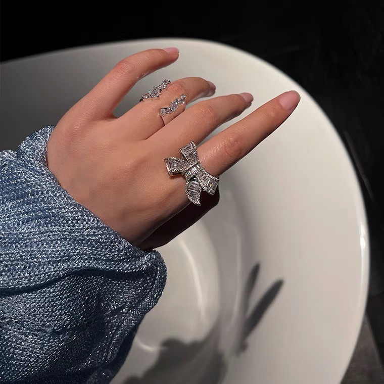 759 new recommended light retro style Korean jewelry niche design sense fashion personality simple senior sense ins trend high quality ring ladies ring wholesale simple with small fresh hot style high quality thumbnail