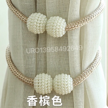 Pearl Magnetic Curtain Clip Curt Holders Tieback Clips Ha详情图1