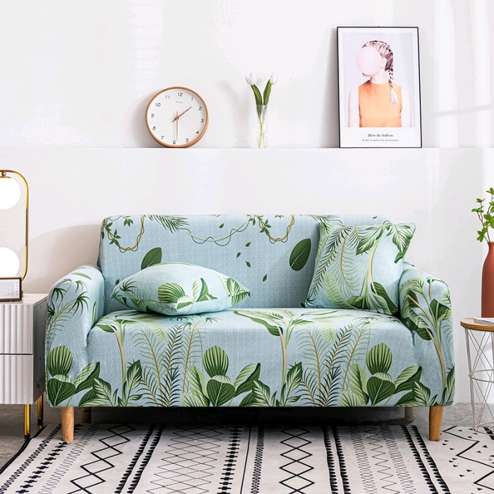 New printed elastic leather sofa cover four seasons general fabric sofa cushion cover 18