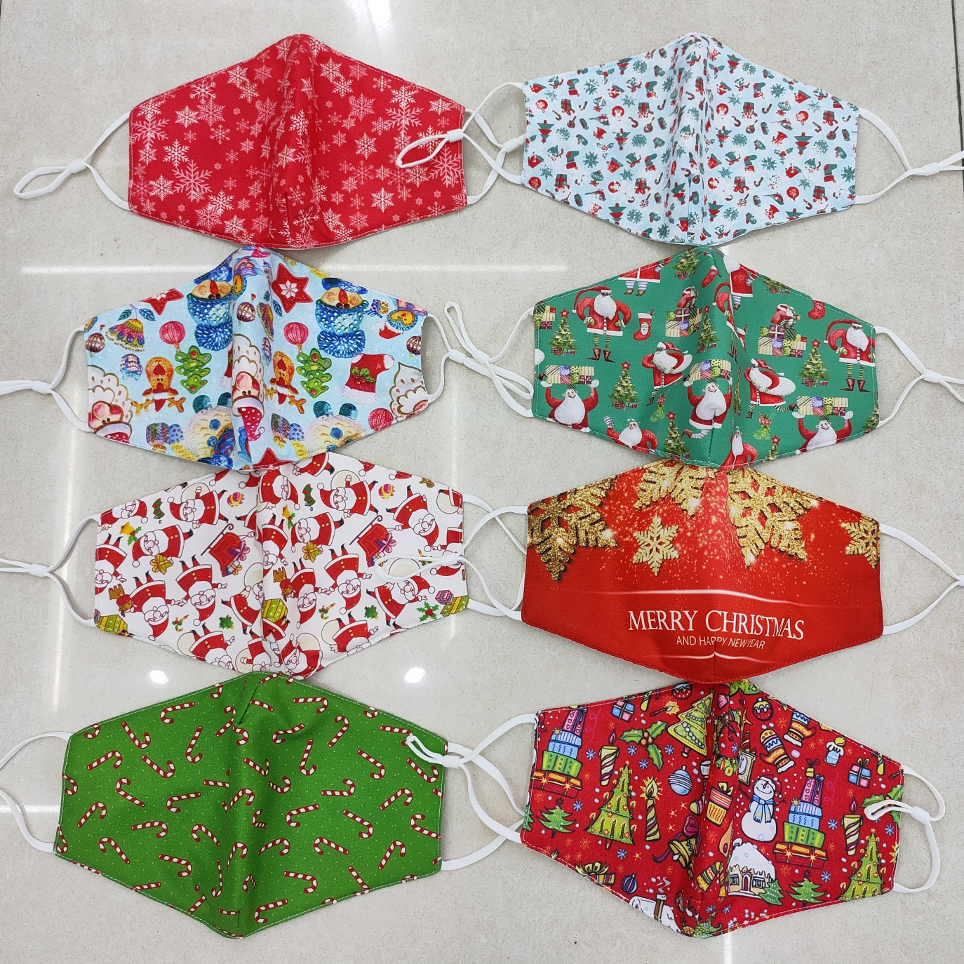 口罩圣诞数码印系列