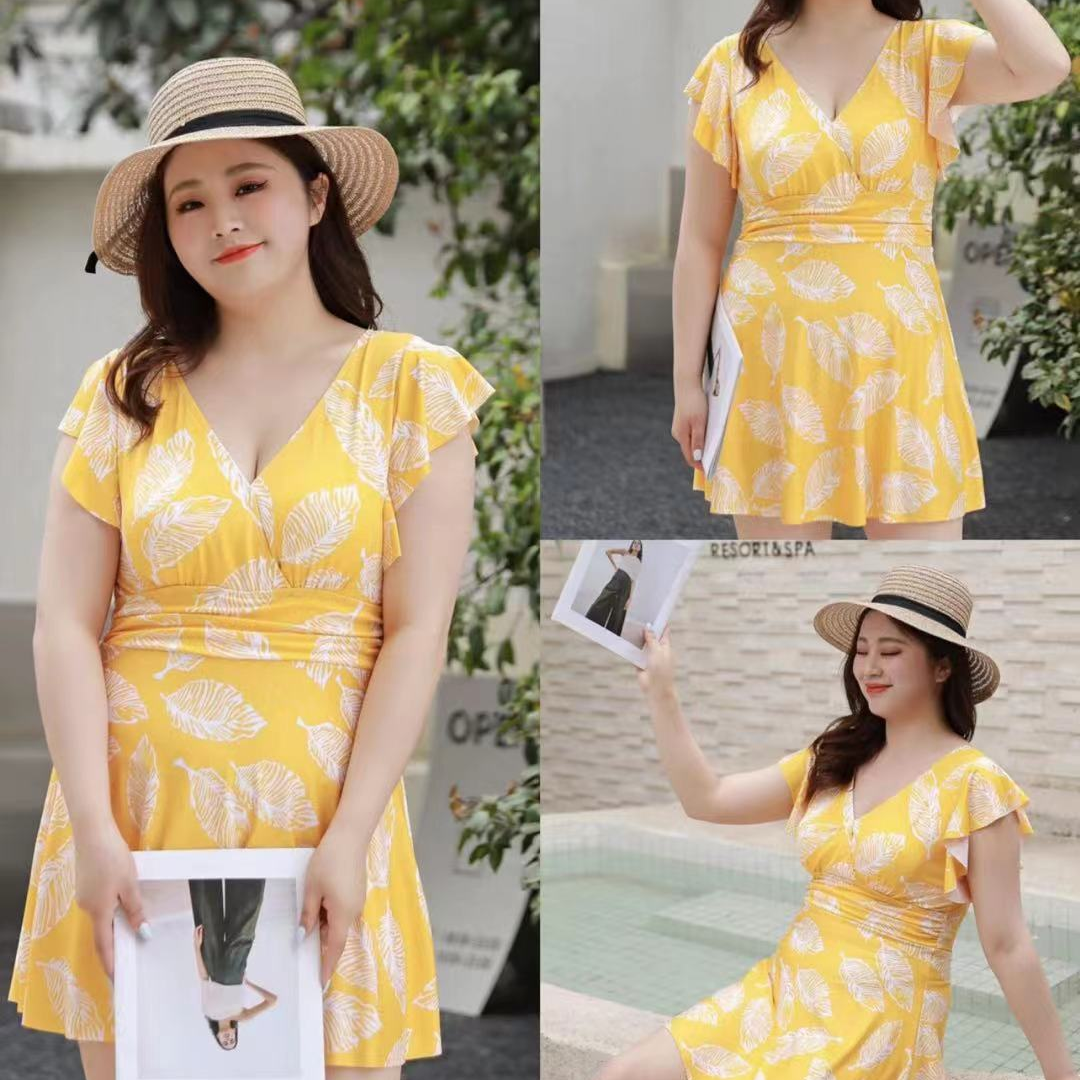 The new one-piece women's seaside sexy hot spring swimsuit A41 is ethereal and slimming