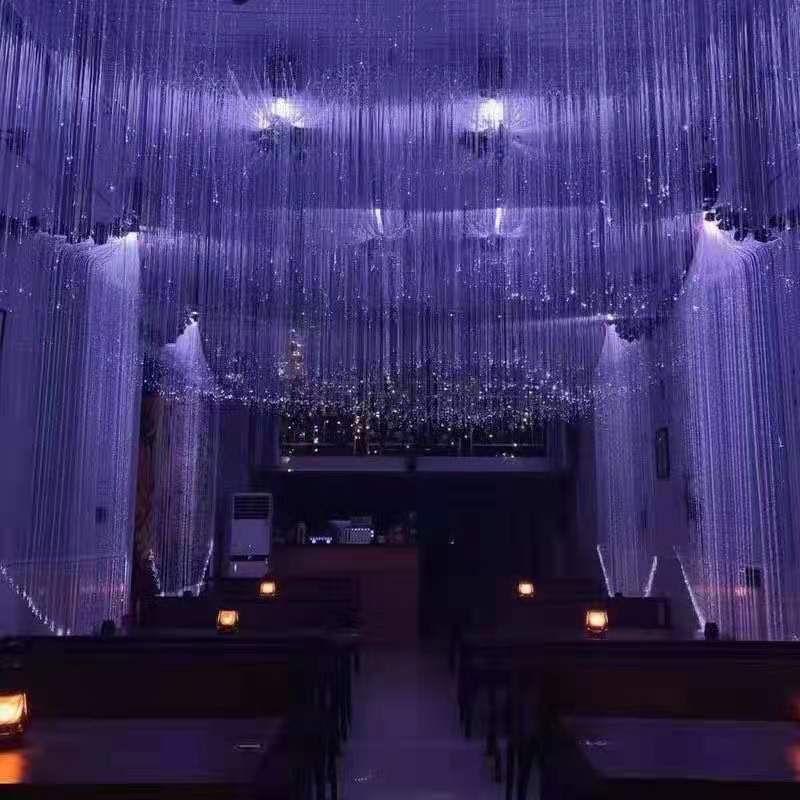 Hotel Lobby Chandelier Hotel Ballroom Crystal Light Rectangular Living Room Ceiling Light Sales Department Sand Table Light Custom details Picture