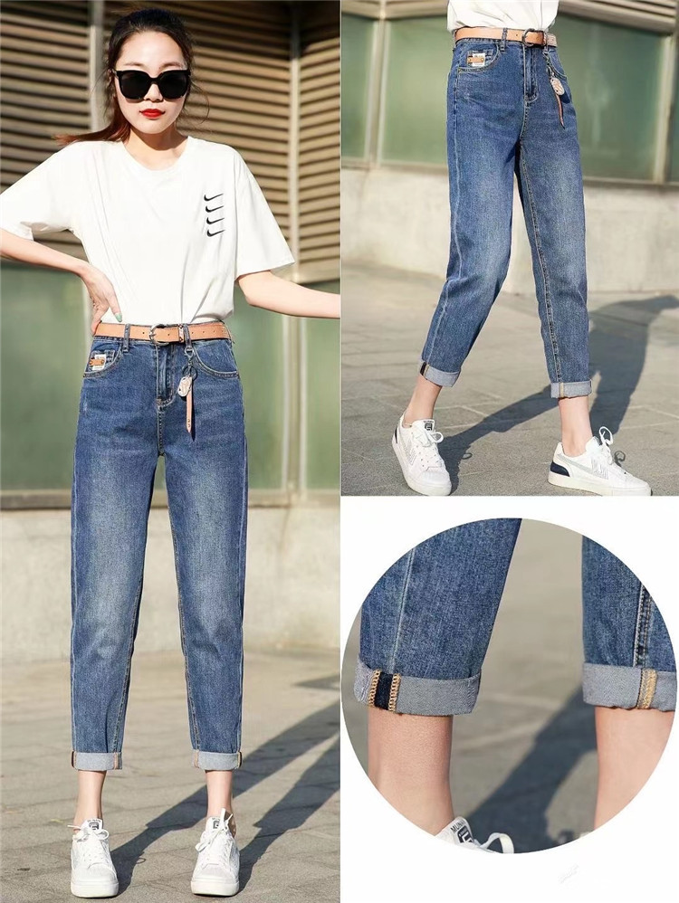 Jimmy Seio 2021 Summer Denim Capri Pants 1B2128105 details Picture