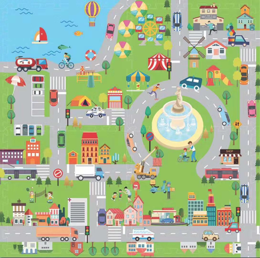 EVA地垫儿童细节图