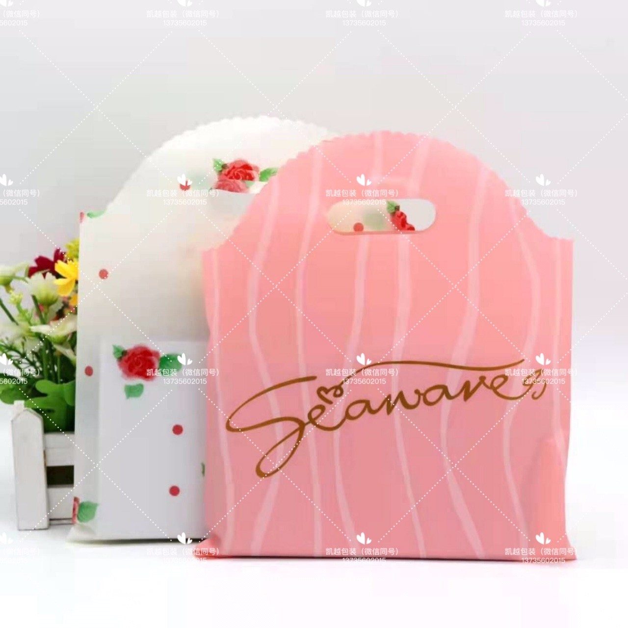 购物袋手提袋衣服塑料袋服装袋礼品购物袋鞋服包装袋详情图1