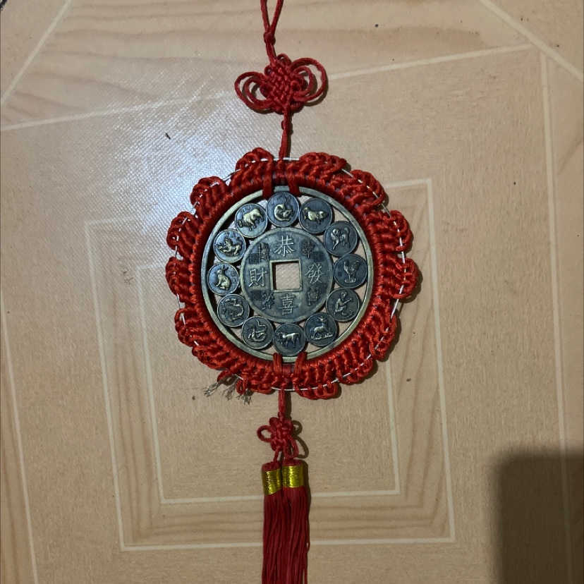 Medium lace circle zodiac imitation copper congratulations on making a fortune