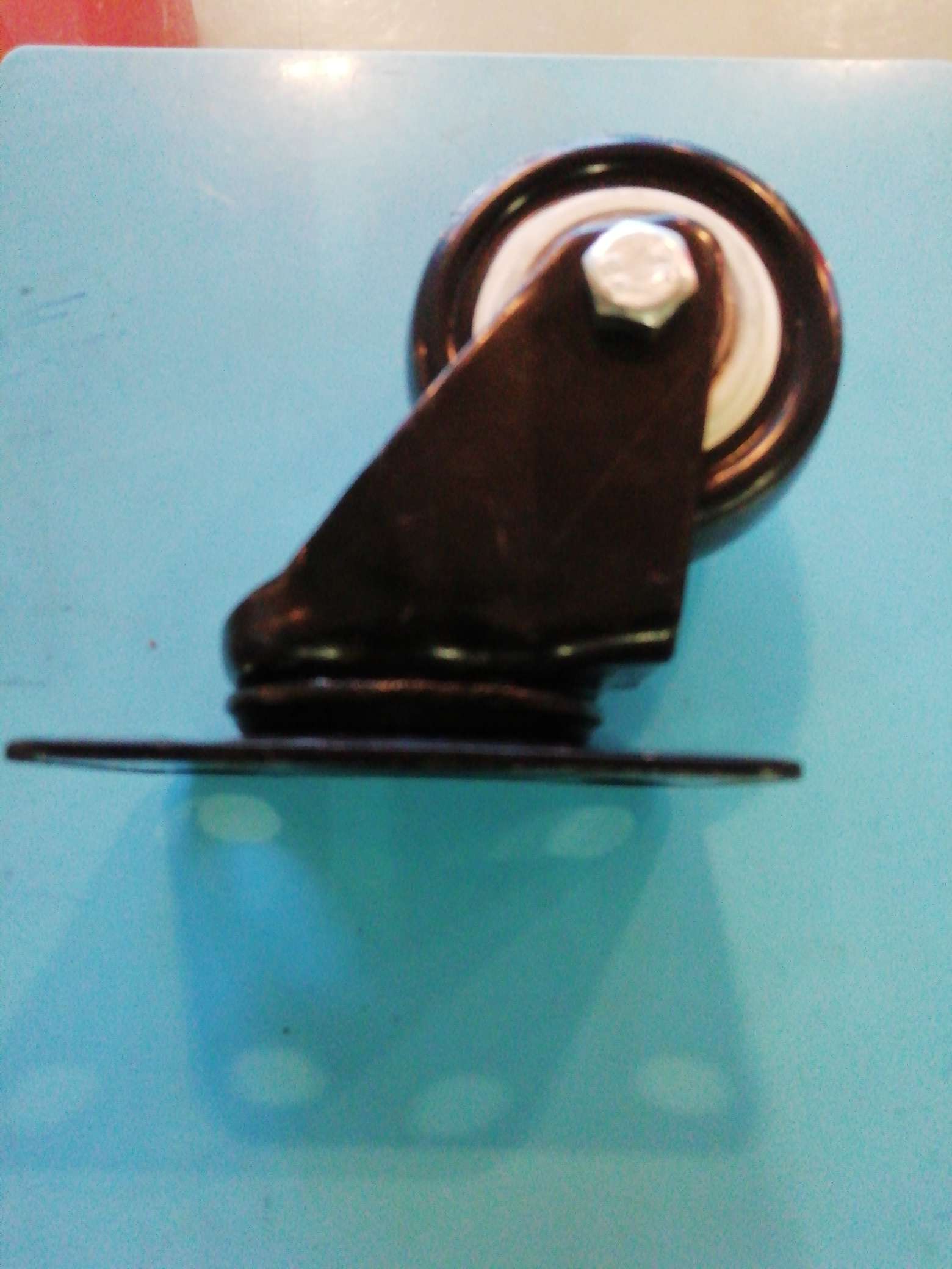 2-inch flat-bottomed gold diamond movable wheel details Picture
