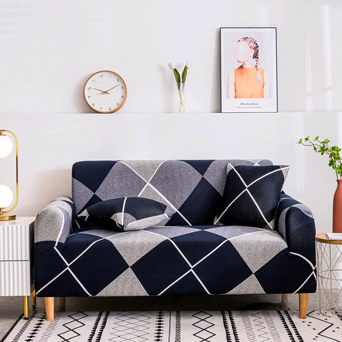 New printed elastic leather sofa cover four seasons universal fabric sofa cushion cover 2