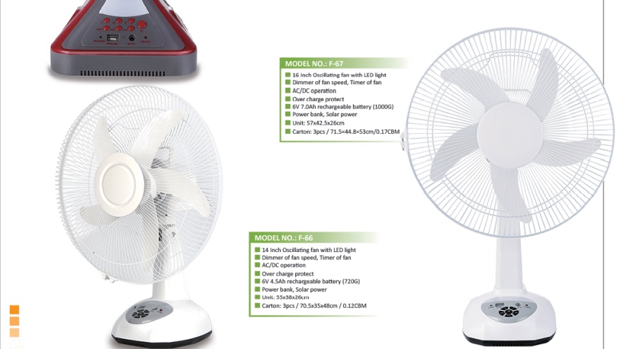 The 16-inch SOLAR floor FAN, 12V DC charging fan and vertical oscillating fan SOLAR FAN are selling well in exports detail image 2