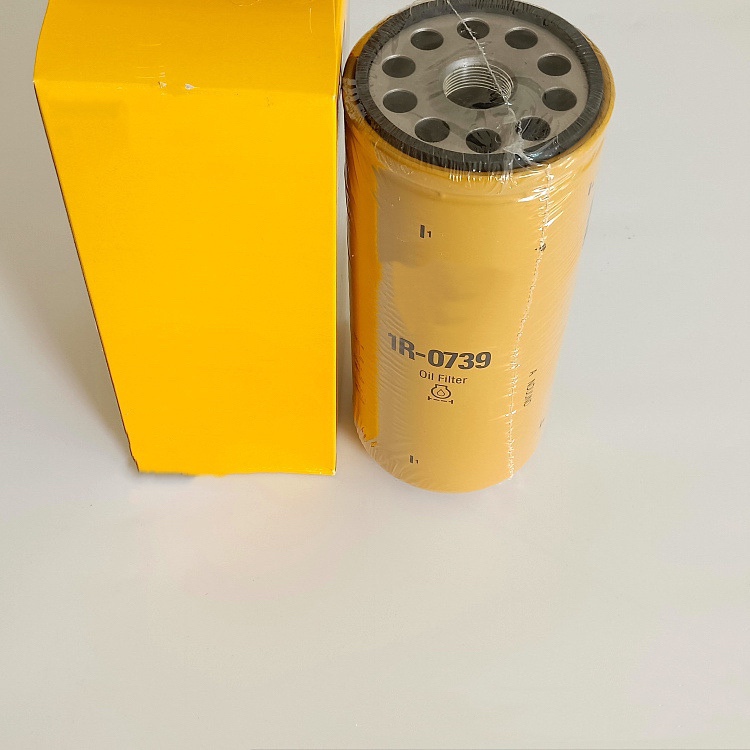 Oil filter 1R-0739 is suitable for Caterpillar engineering vehicles Specification image