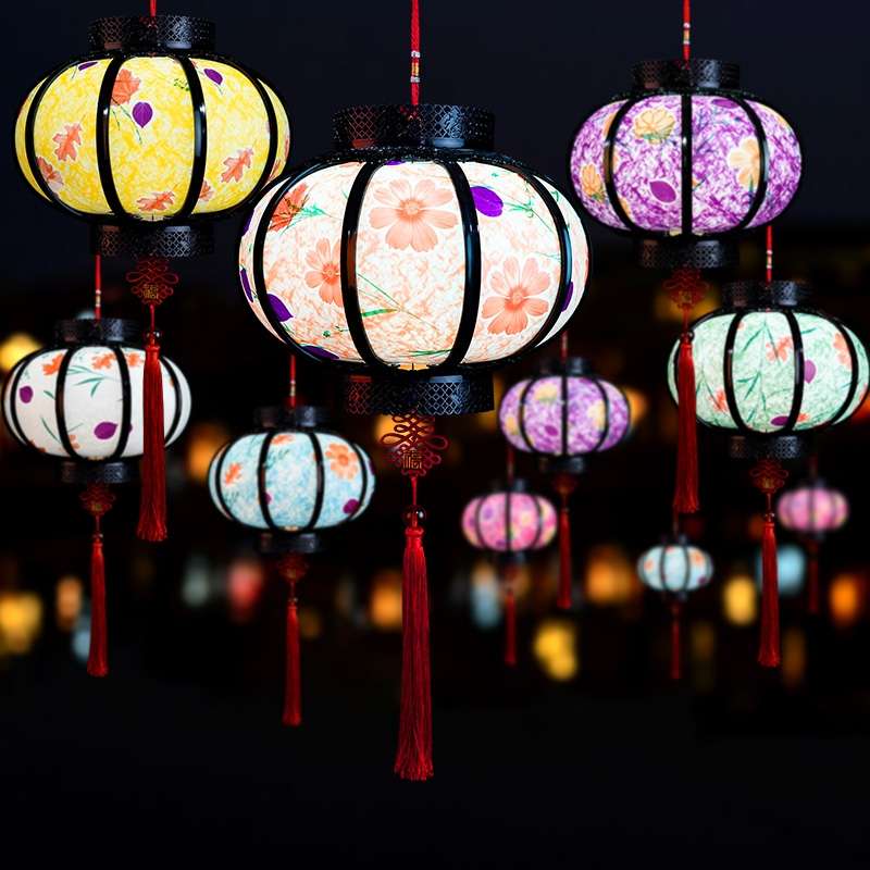The opening ceremony of the stage decoration supplies mall store was decorated with LED lantern pendants both indoors and outdoors Application Scenario