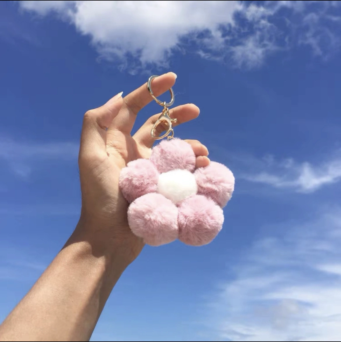 Candy-colored plush new cute little flower book backpack, super adorable doll bag, pendant, keychain, mobile phone accessory 3 detail image 1