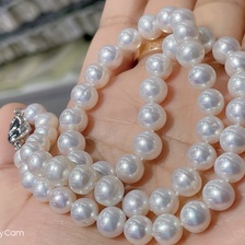 天然珍珠项链   精致优雅女性百搭  欧美时尚潮流