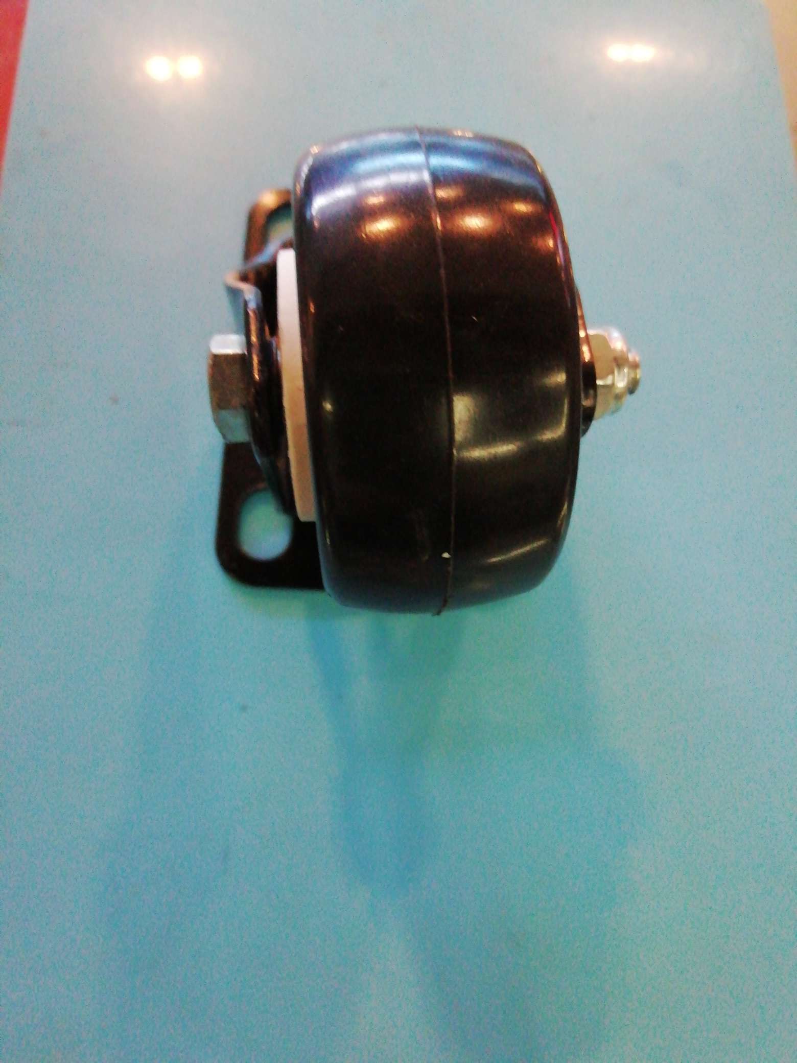 2-inch flat-bottomed gold diamond movable wheel Item Picture