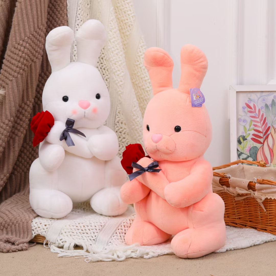 Dream plush toy rose bear 45cm cute plush throw pillow doll plush toy