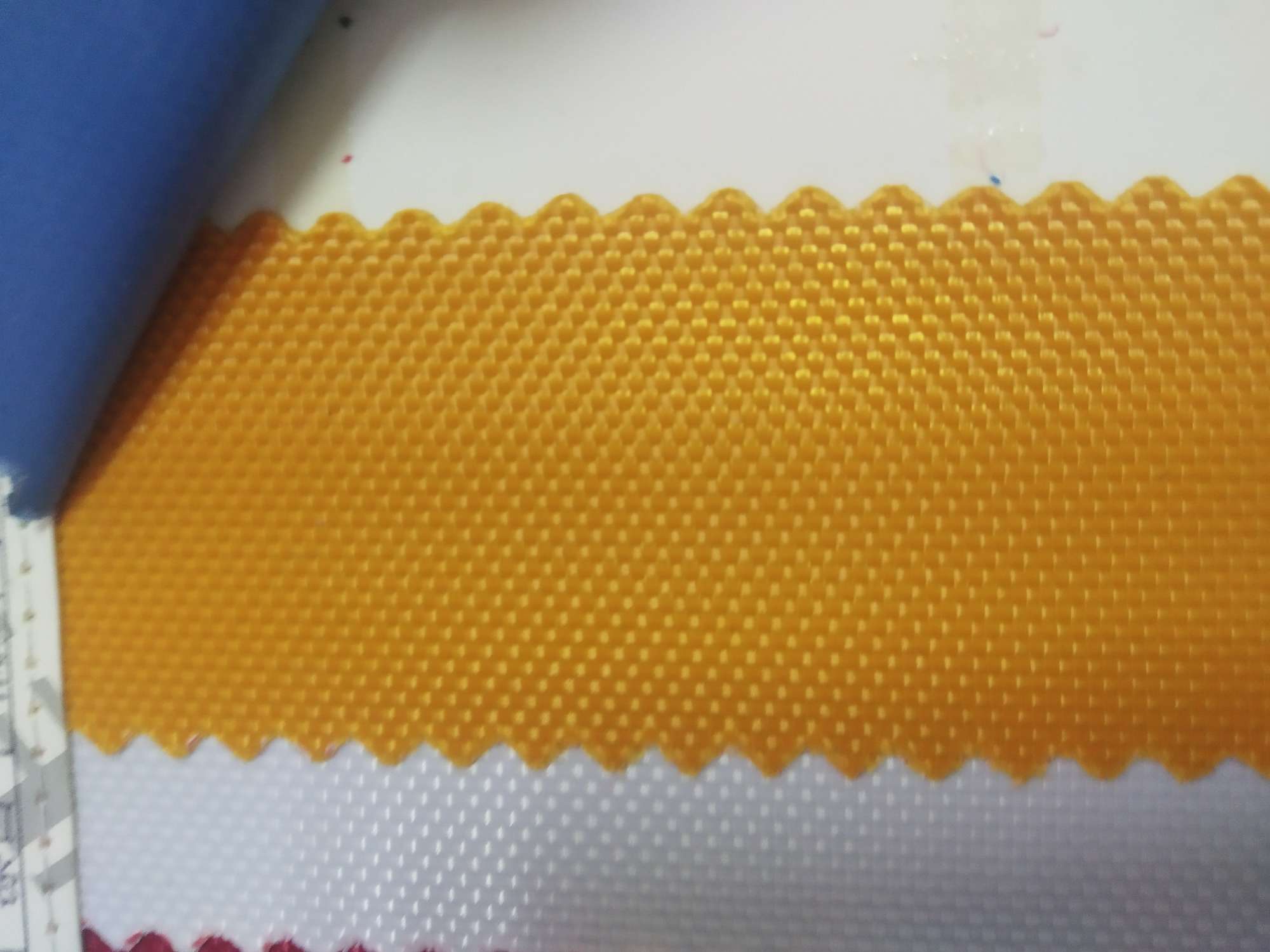 TY-- 056 1680D single-strand pvc 12# orange details Picture