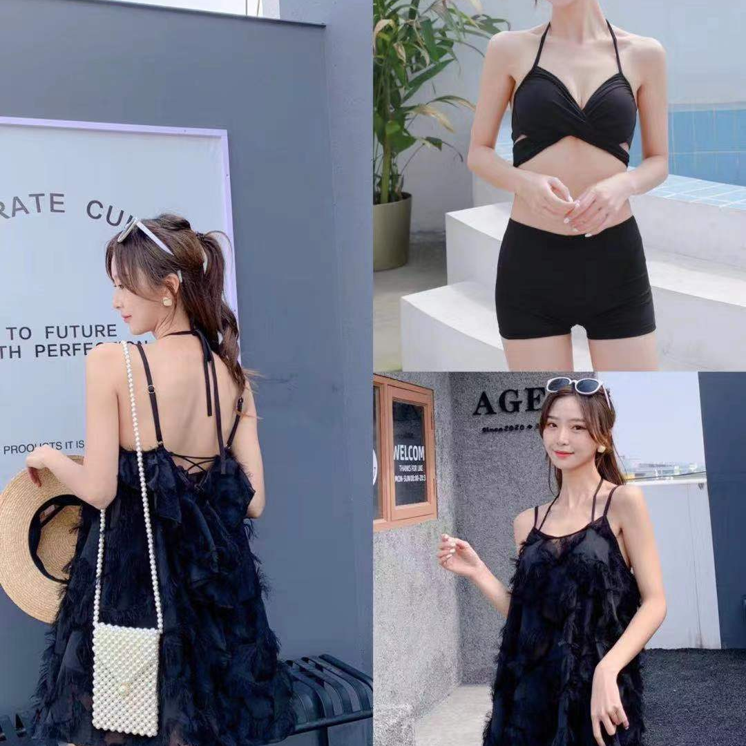 The new one-piece women's seaside sexy hot spring swimsuit A32 is ethereal and slimming