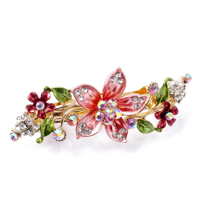 Retro women's hair accessories, hair clips, hand-painted flower spring clips, hot sales at scenic spots, and wholesale of updo headwear