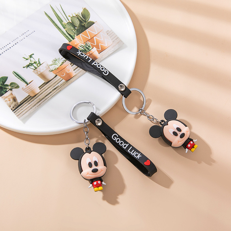 FLY554 Keychain Creative cartoon keychain Cute keychain cartoon three-dimensional keychain keychain pendant