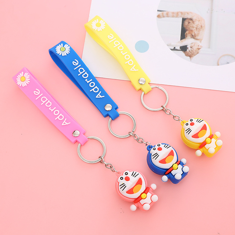 FLY559 keychain Creative cartoon keychain Cute keychain cartoon three-dimensional keychain keychain pendant