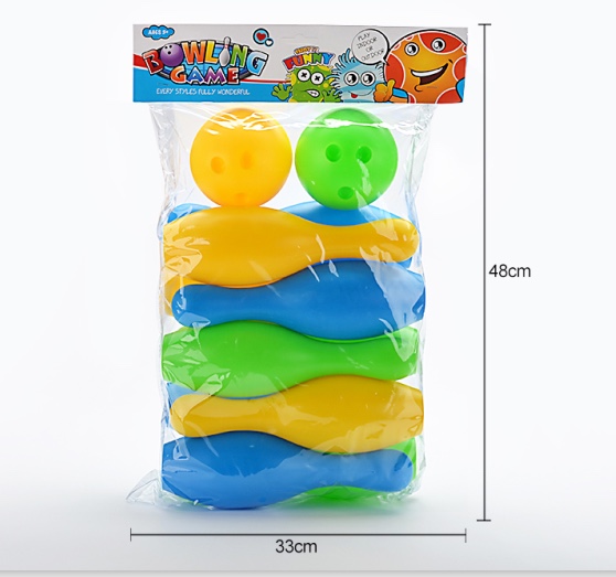 Children's bowling toy set, kindergarten girls and boys sports ball games, baby extra-large indoor and outdoor sports 08-41 detail image 2