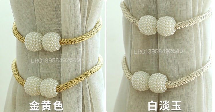 Pearl Magnetic Curtain Clip Curt Holders Tieback Clips Ha详情图8