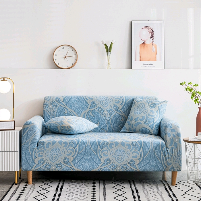 New printed elastic leather sofa cover four seasons general fabric sofa cushion cover 26