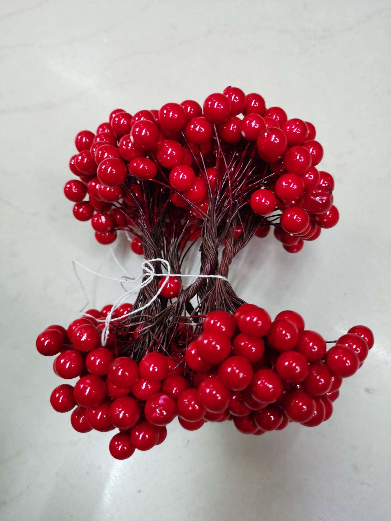 Bald-headed fruit, big red foam fruit, polystyrene fruit, artificial flower, artificial flower detail image 2