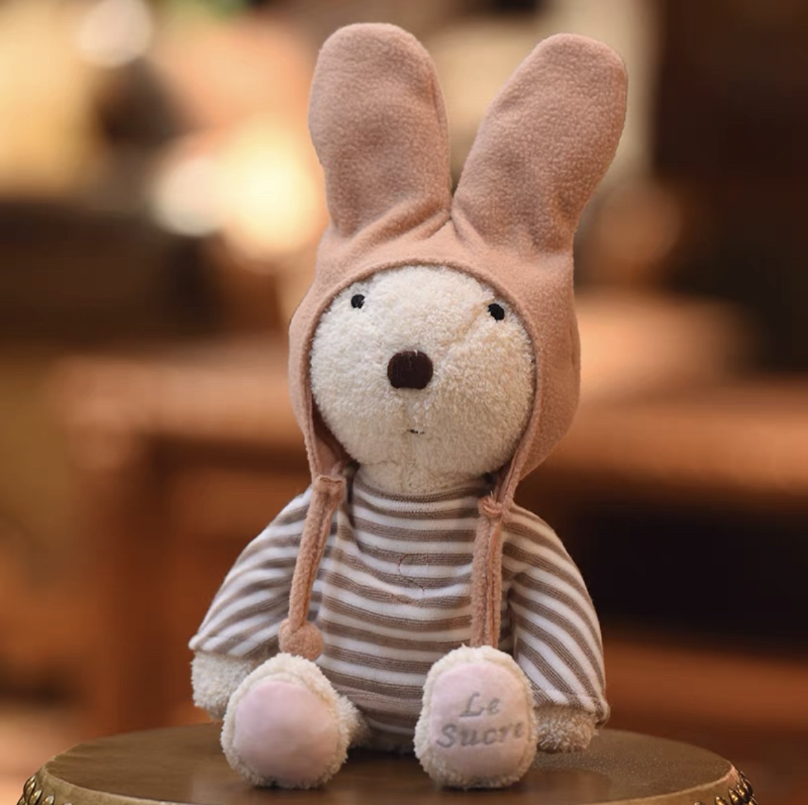 Cute bunny doll plush toy Bunny doll baby soothing doll couple Bunny girl birthday gift 44