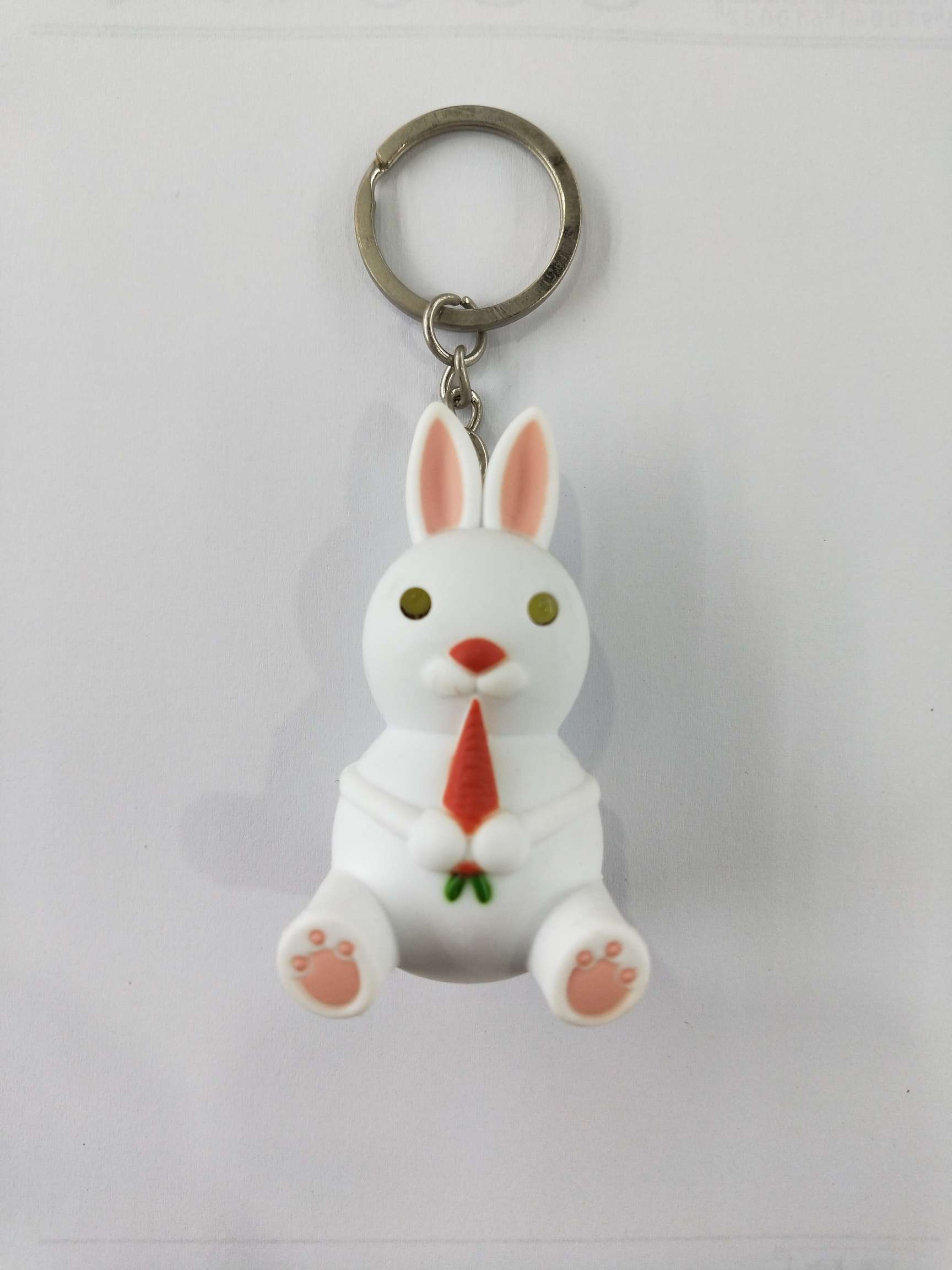 Wholesale of Jianqing No. 1 Rabbit LED Light-emitting and sound-producing Keychain Pendant Accessories 01 Application Scenario