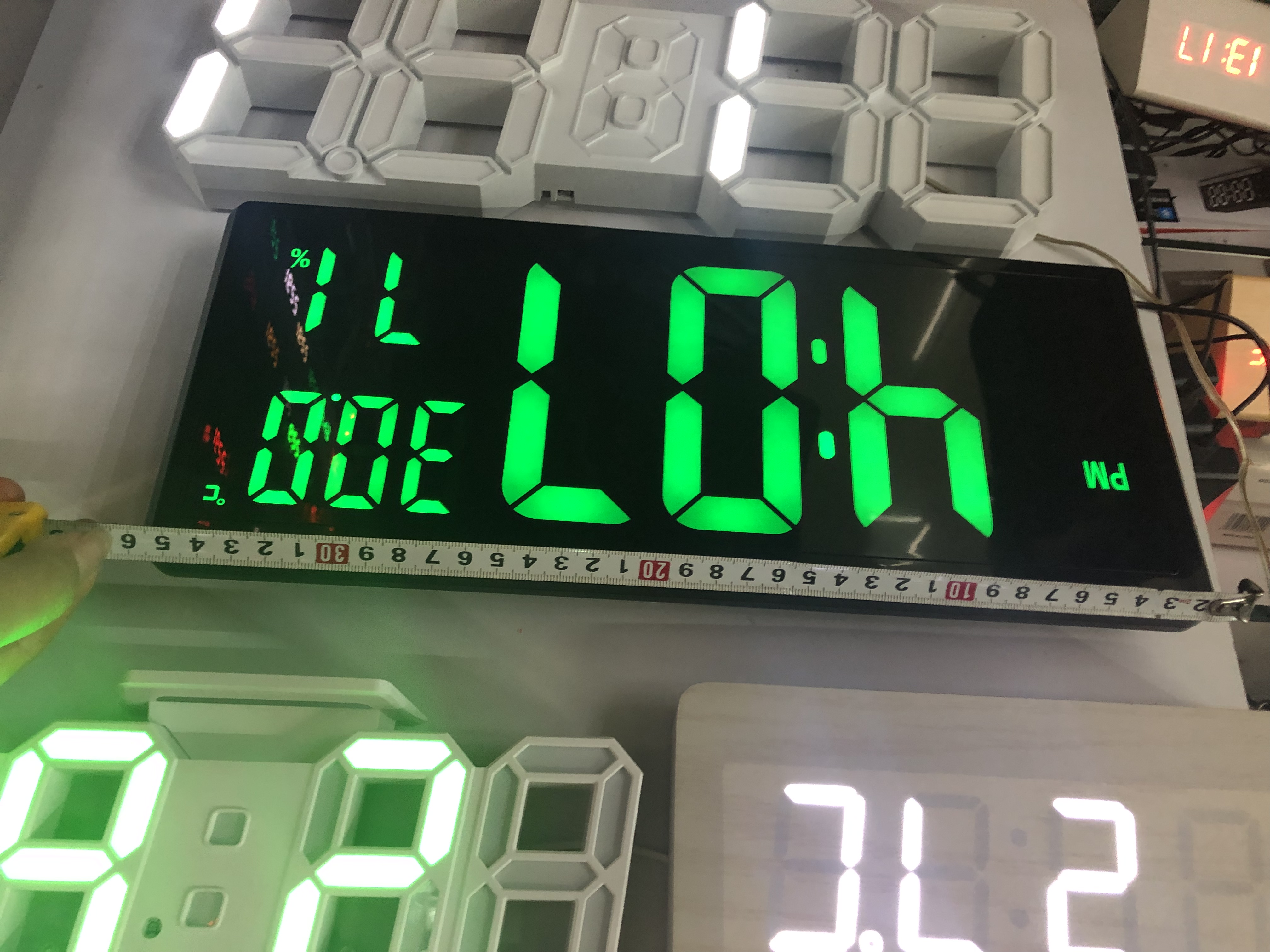 LED镜面钟详情图1