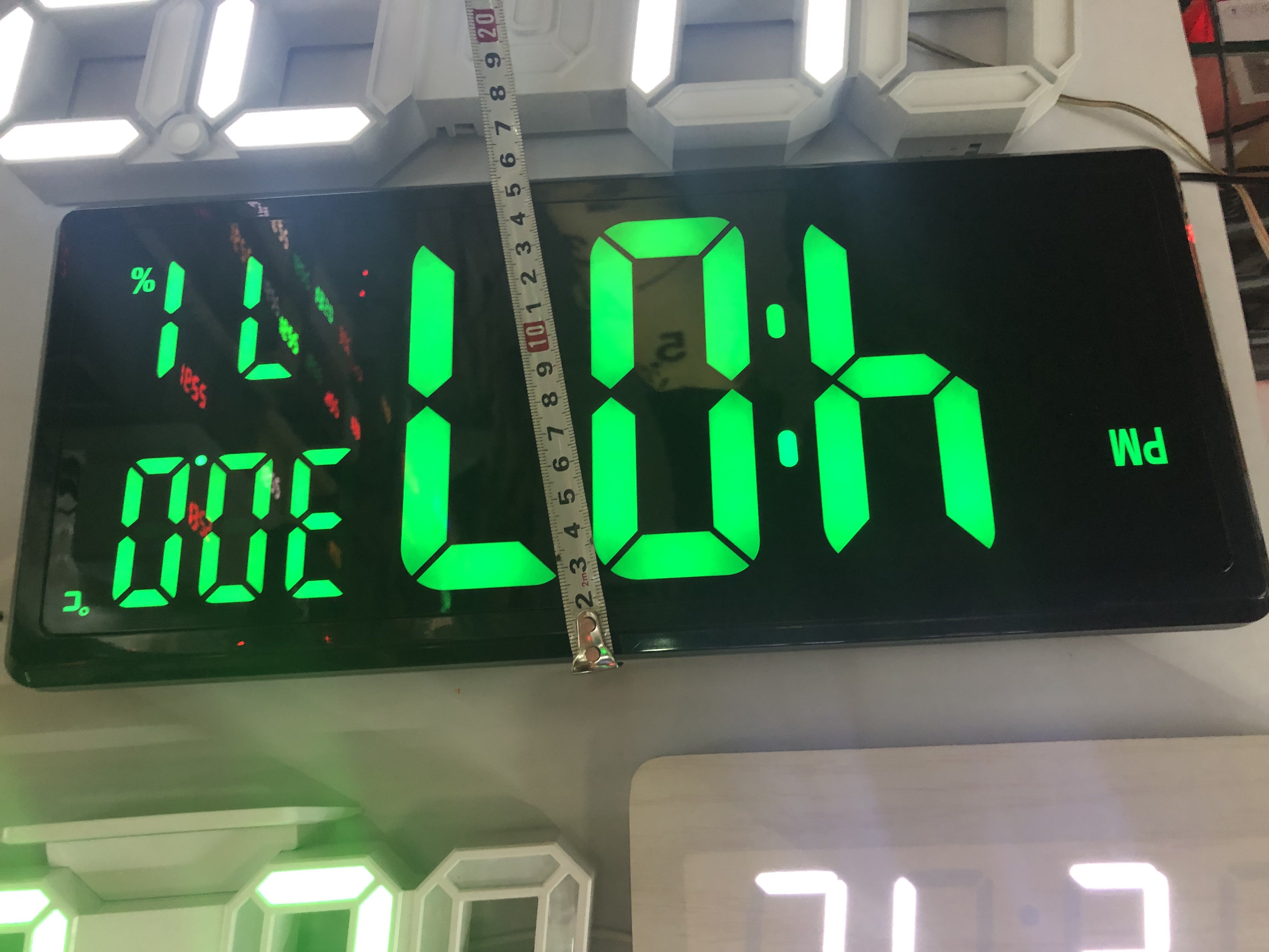 LED镜面钟详情图2