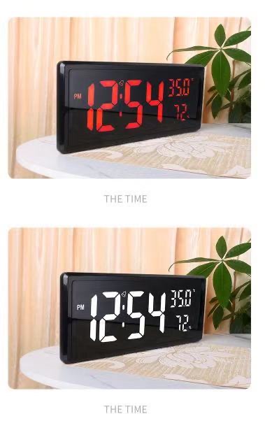 LED镜面钟产品图