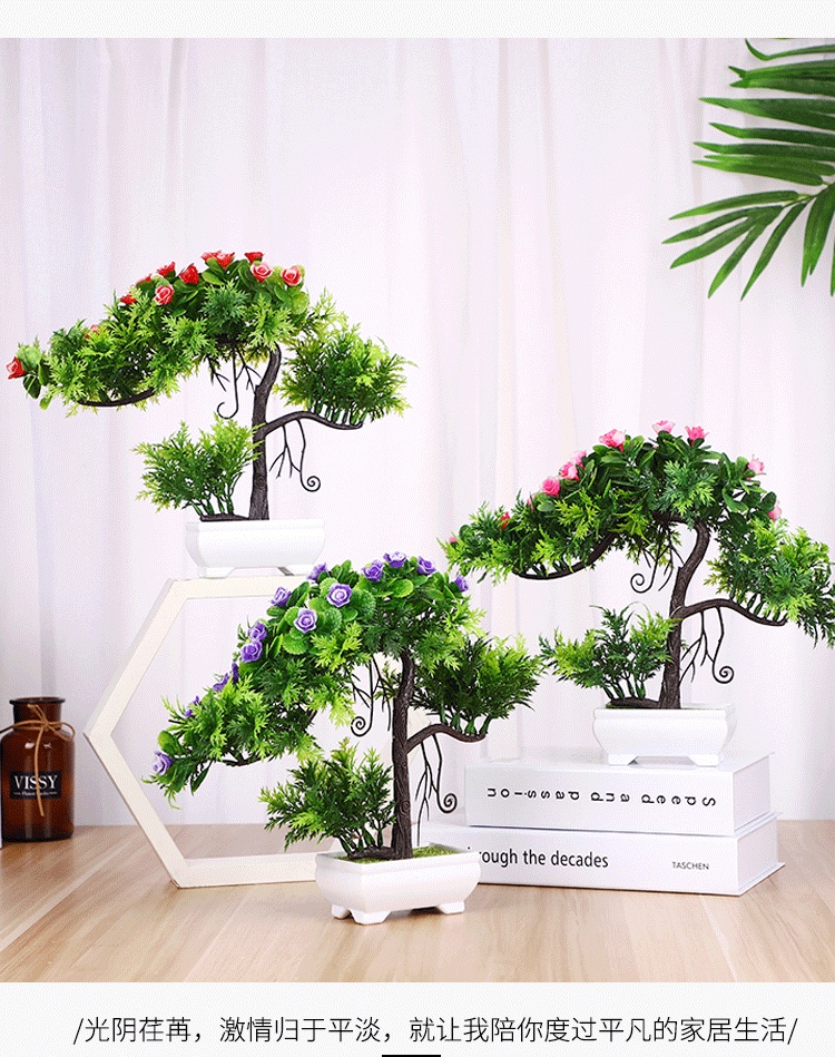 迎客松盆景2021中东新款厂家直销详情图4