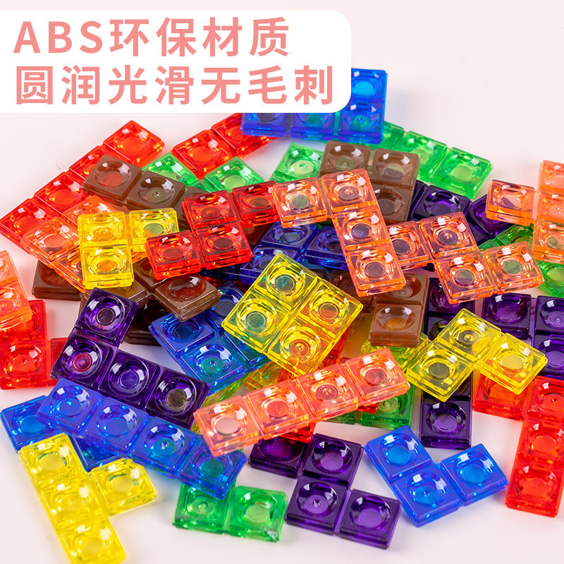 Yiwu Good Goods Cross-border Bestseller 3d Stereoscopic Tetris Interactive Puzzle Board Educational Parent-Child Cross-border Children's Desktop Toy c1-1504 Specification image