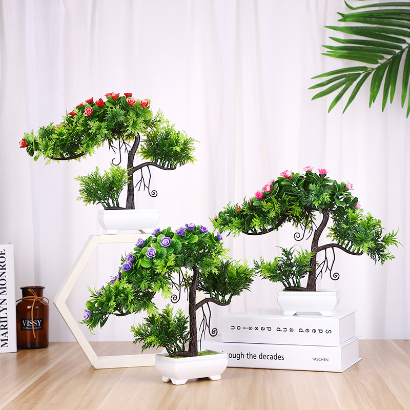 迎客松盆景2021中东新款厂家直销产品图